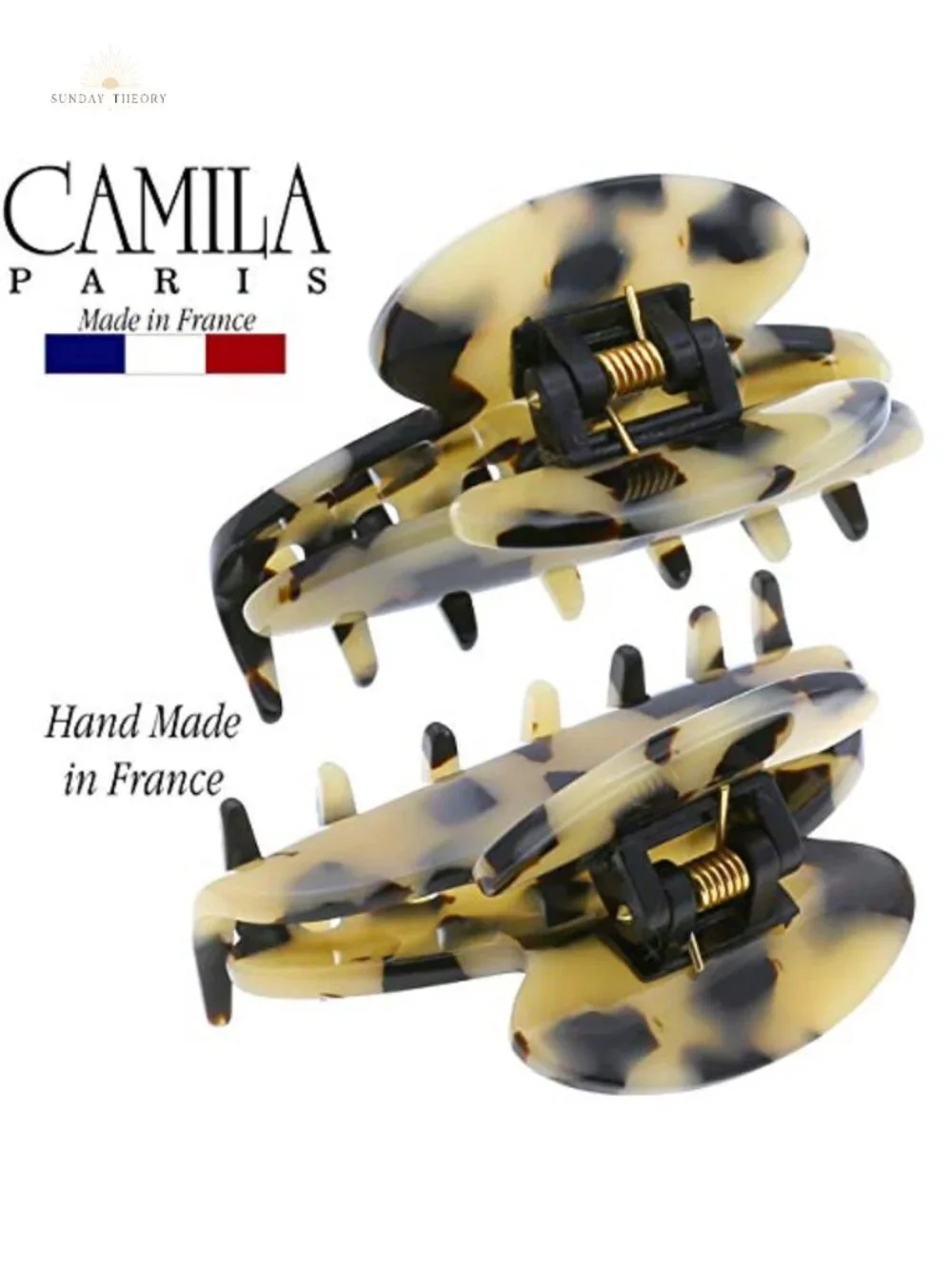 French Hair Claw Clips for Women, Cellulose Acetate, Strong Hold, Handmade,